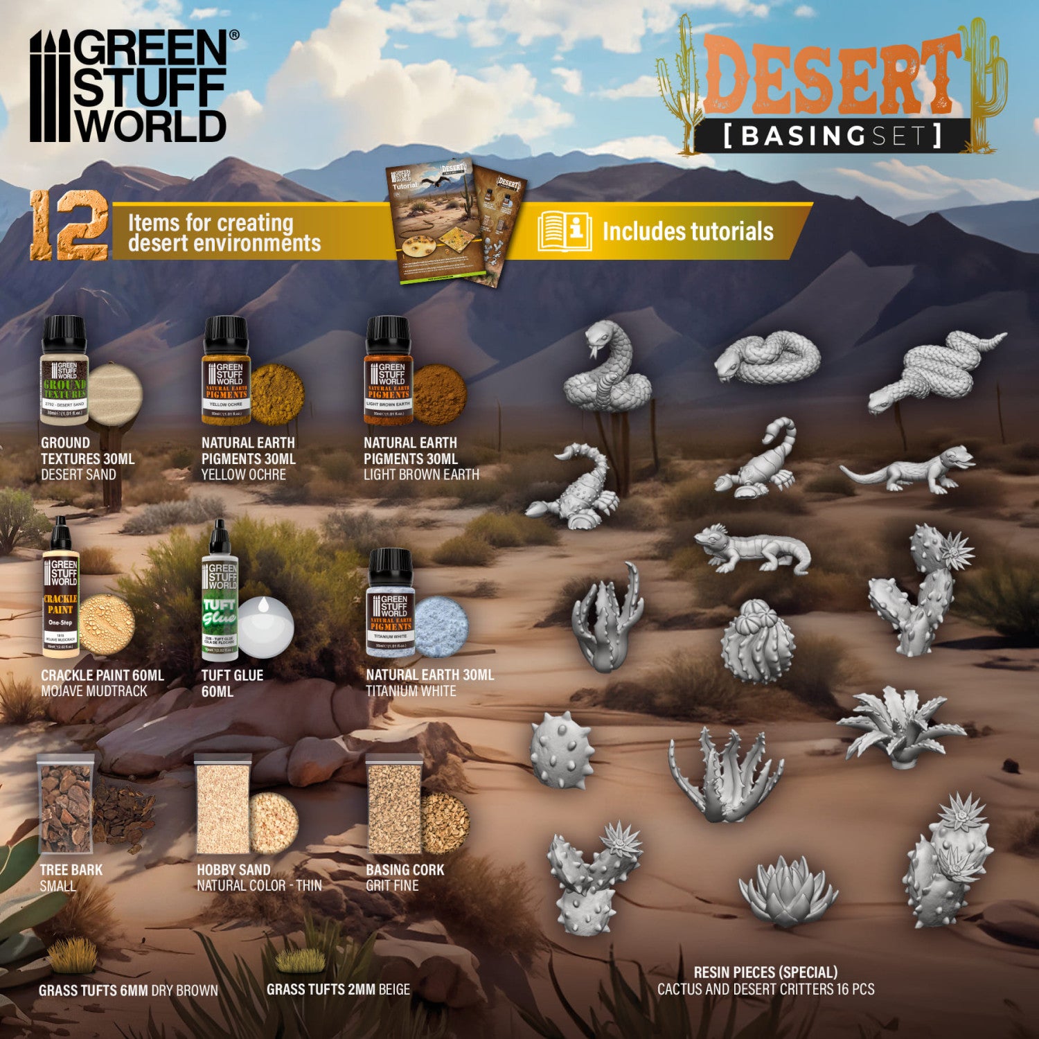 Desert Basing Set - Green Stuff World