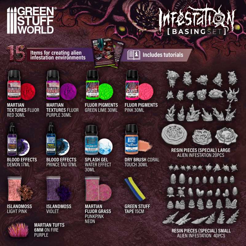 Green Stuff World Basing Sets - Infestation