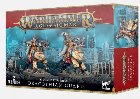 Warhammer: Age of Sigmar Stormcast Eternals Dracothian Guard box set.
