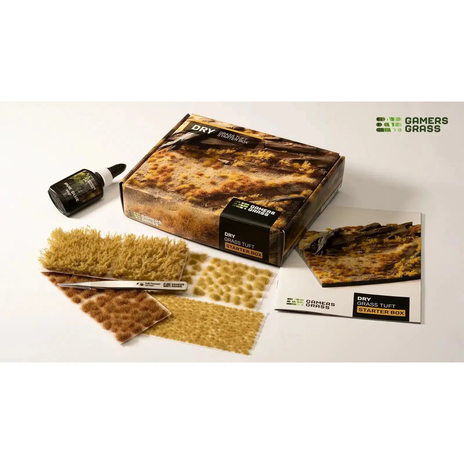 Dry Grass Tuft Starter Box - War Games USA