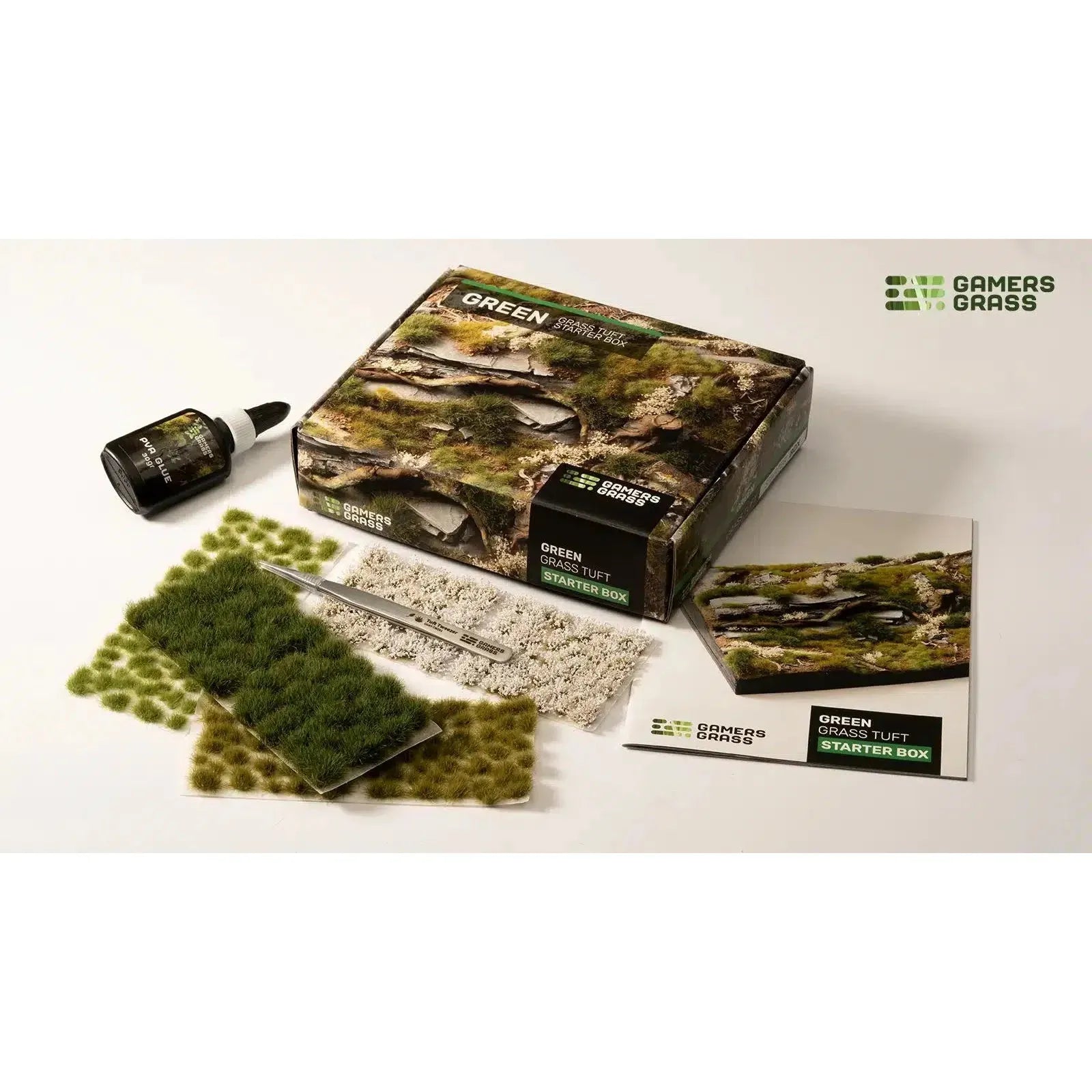 Green Grass Tuft Starter Box - War Games USA