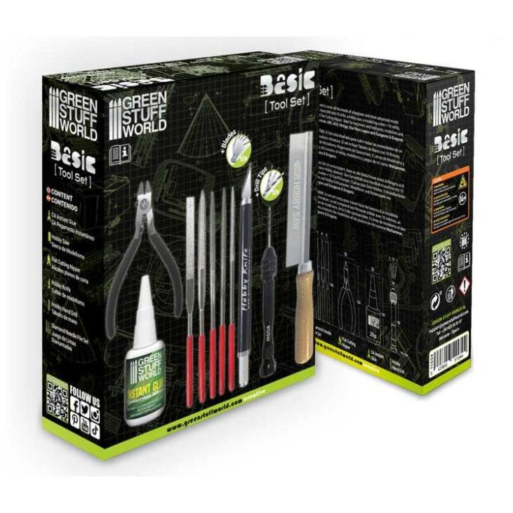 Green Stuff World Basic Tool Kit for modeling, miniatures, and crafting projects.