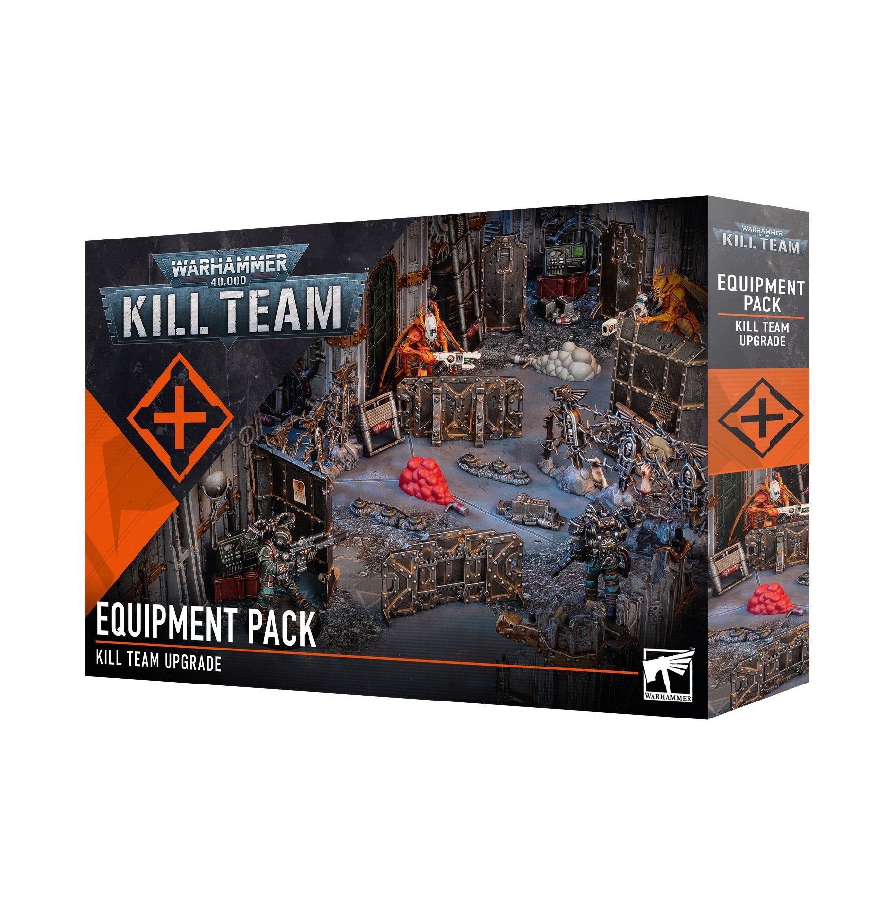 Warhammer 40000 Kill Team Upgrade Equipment Pack box set with universal equipment pieces.