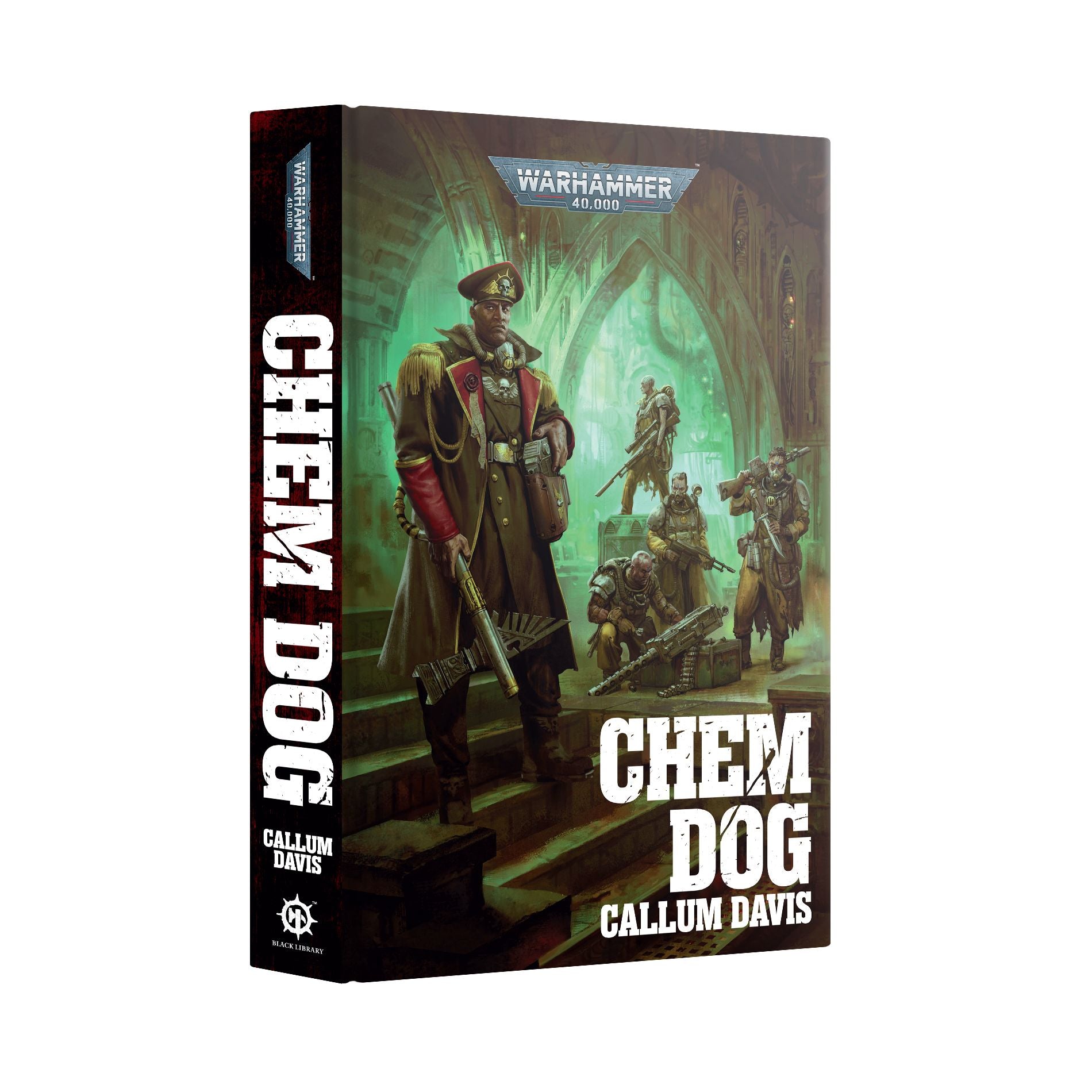Black Library Chem Dog (HB) miniature from Warhammer 40K, detailed painted model of a chemical warfare-themed dog creature.