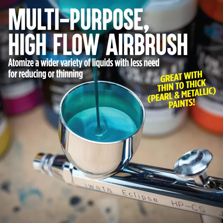 Iwata Eclipse HP-CS Gravity Feed Dual Action Airbrush - War Games USA