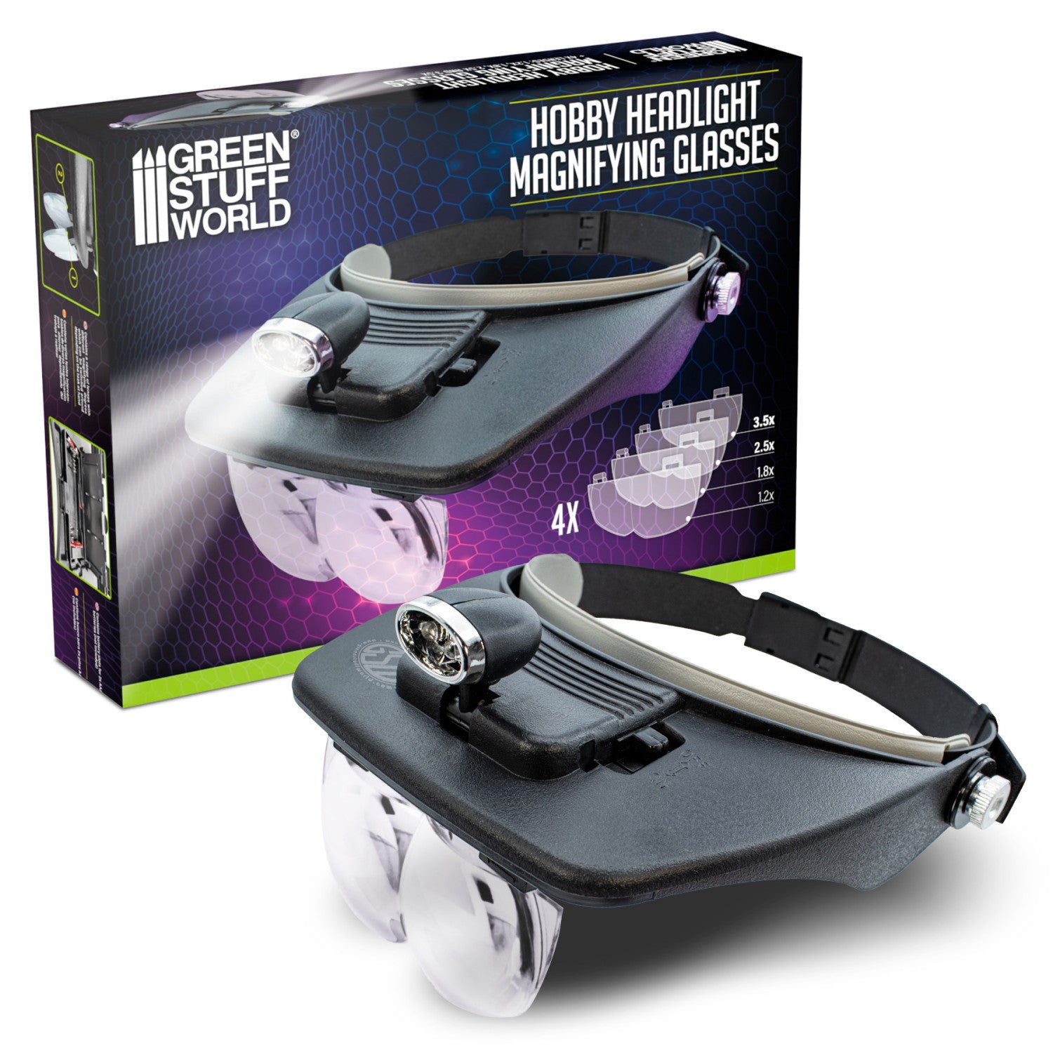 Magnifying Glasses with Light - Green Stuff World