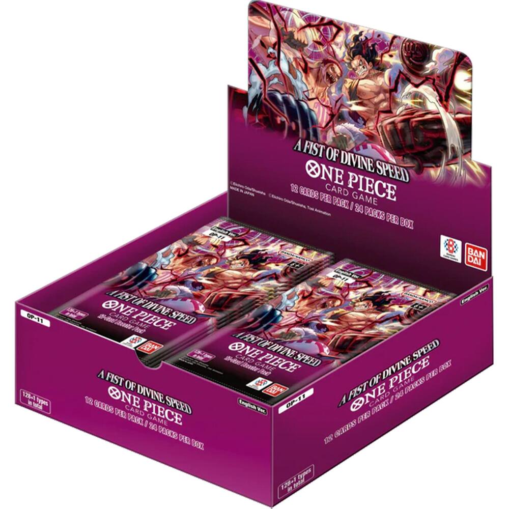 One Piece TCG: Booster Display (OP-11) A Fist of Devine Speed - War Games USA