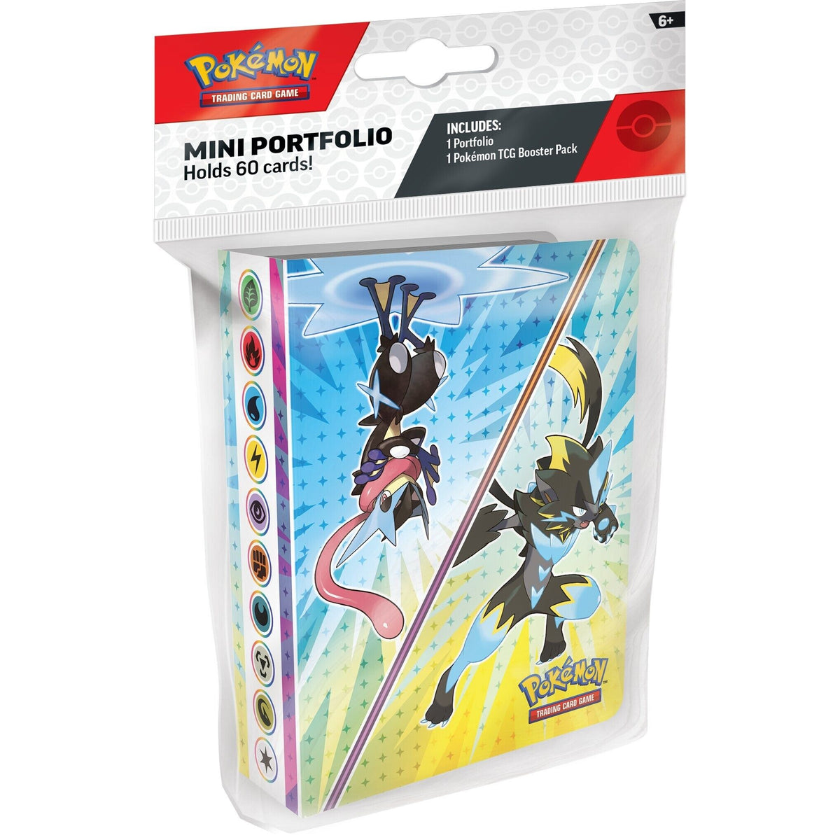 Pokémon TCG Mini Portfolio Q4 2026 in its retail packaging, with Mega Greninja and Mega Zeraora on the cover