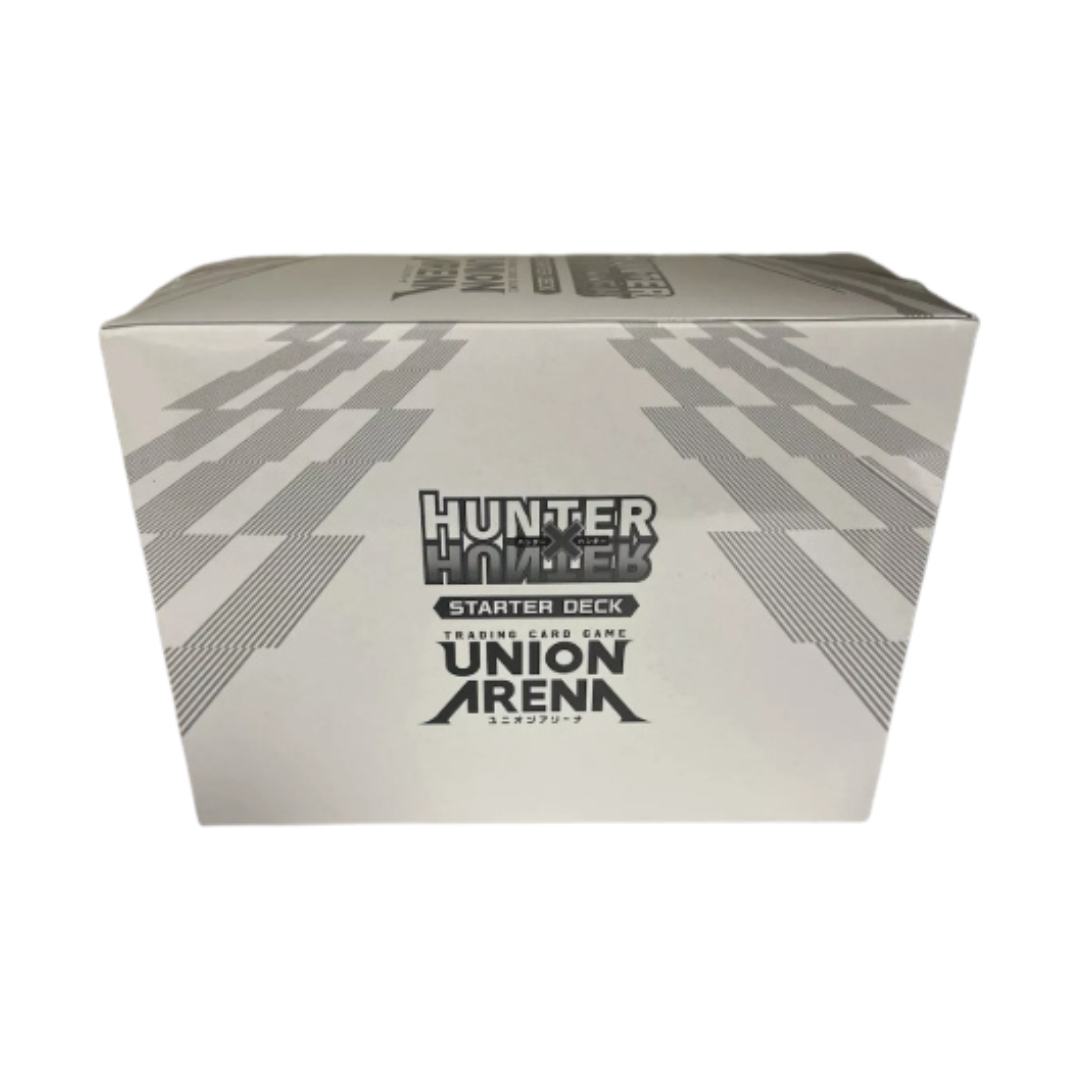 Starter Deck Display box for Union Arena TCG Hunter x Hunter with 50 card deck.