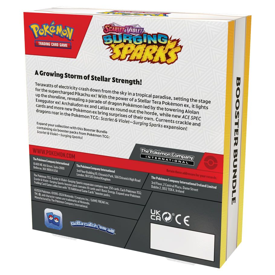 Pokémon TCG: Scarlet & Violet 8: Surging Sparks: Booster Bundle