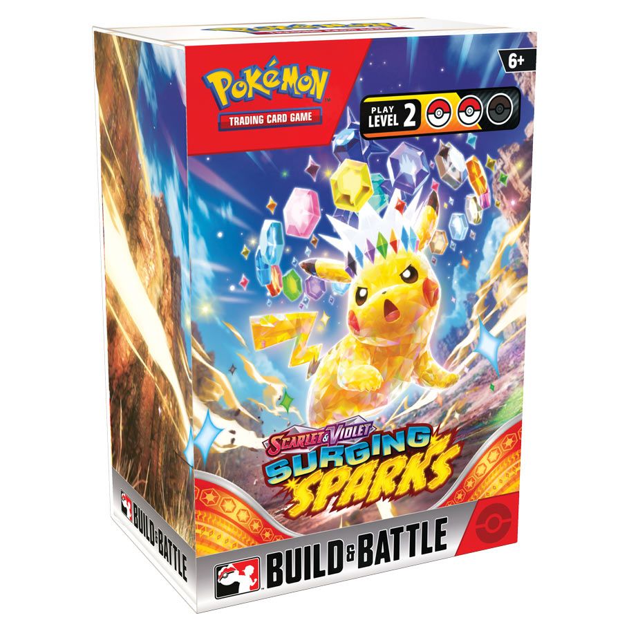Pokémon TCG: Scarlet & Violet 8: Surging Sparks: Build & Battle Box Display