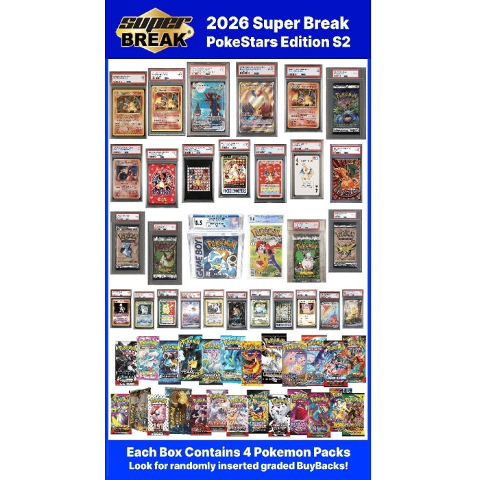 2026 Super Break Poke Stars Series 2 Box