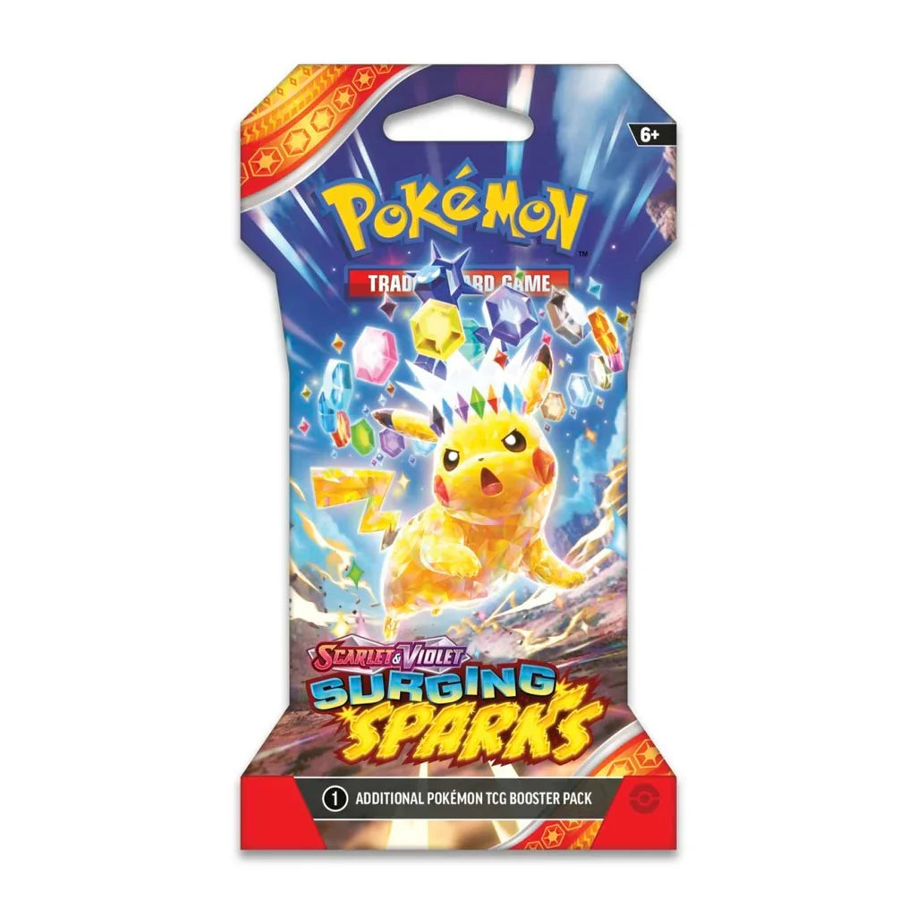 Pokemon TCG Surging Sparks Booster Pack Single with 10 cards