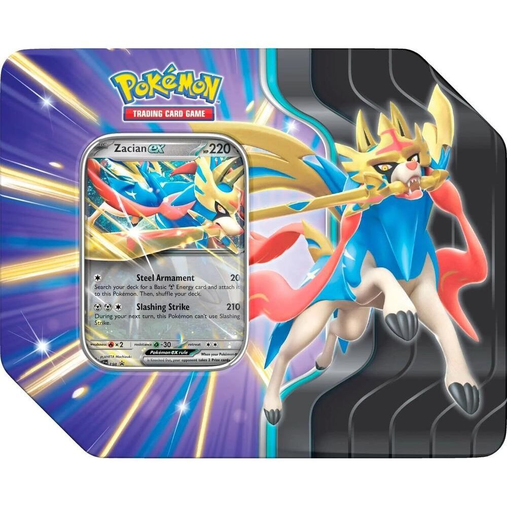 Slashing Legends Tin Koraidon/Zacian (Styles May Vary) 2025 Pokemon - War Games USA