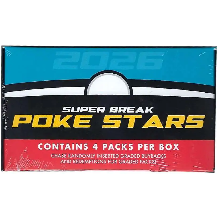 2026 Super Break Pokémon Poke Stars Edition Box 2026 Super Break Pokémon Poke Stars Edition Box