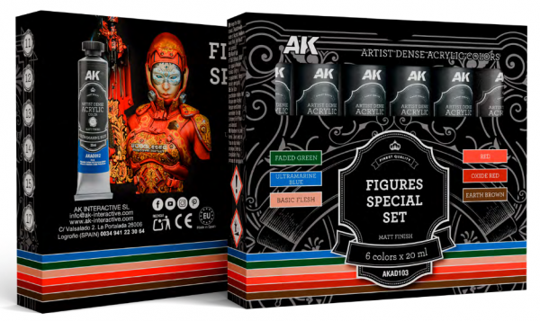Artist Dense Acrylic Color - Figures Special Set