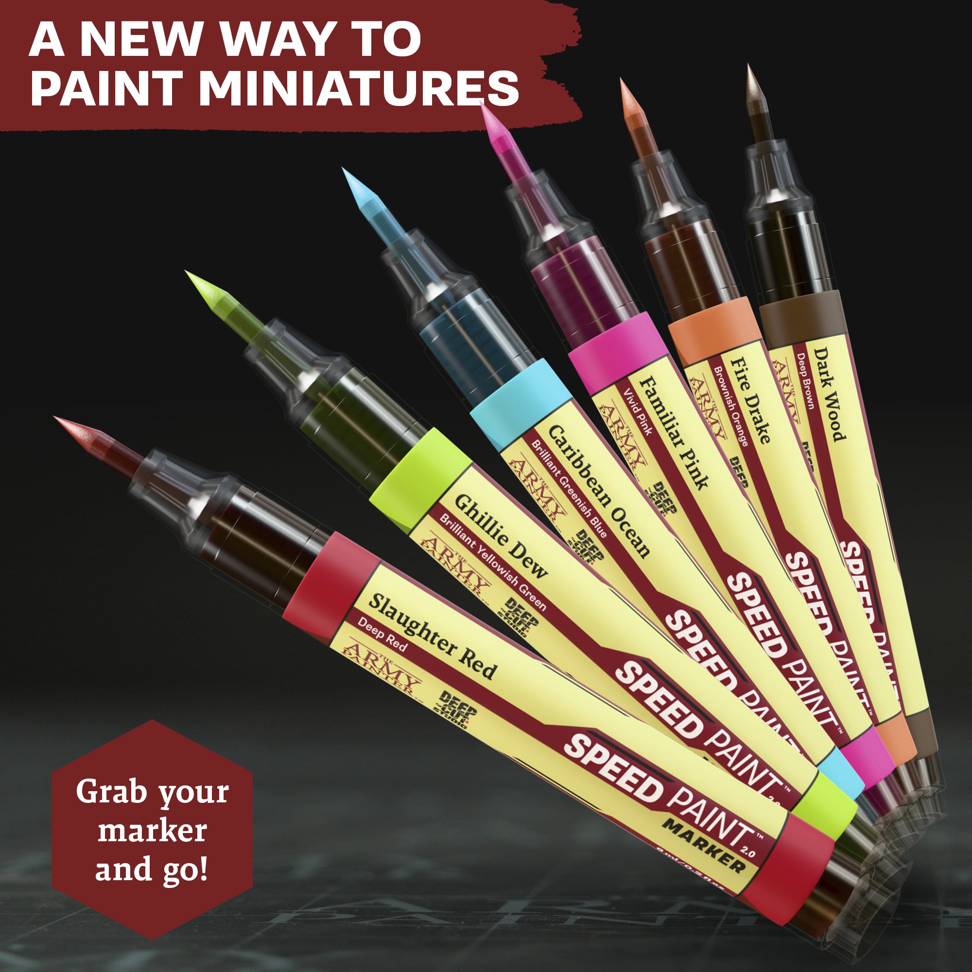 The Army Painter: Speedpaint Marker Most Wanted Set (Preorder)