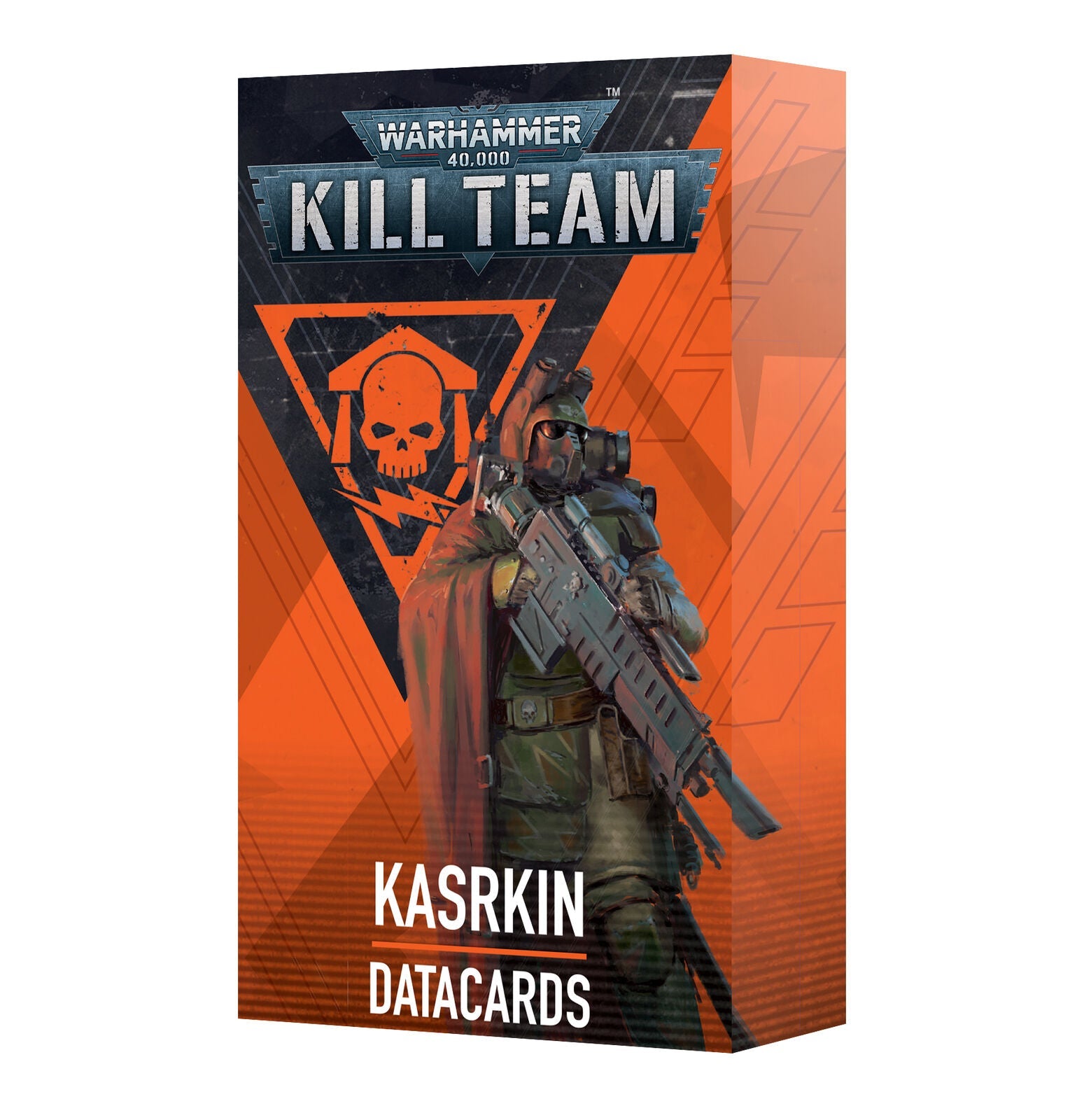 Warhammer 40000 Kill Team Datacards Kasrkin packaging.