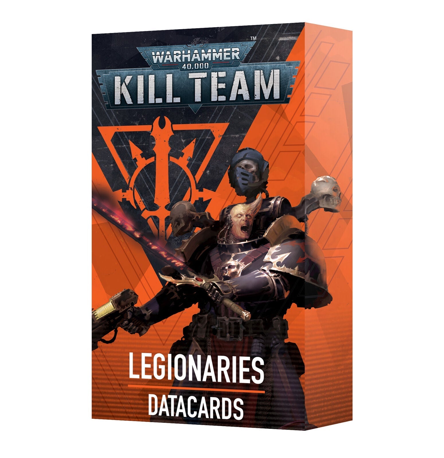 Warhammer 40000 Kill Team Legionaries Datacards packaging.