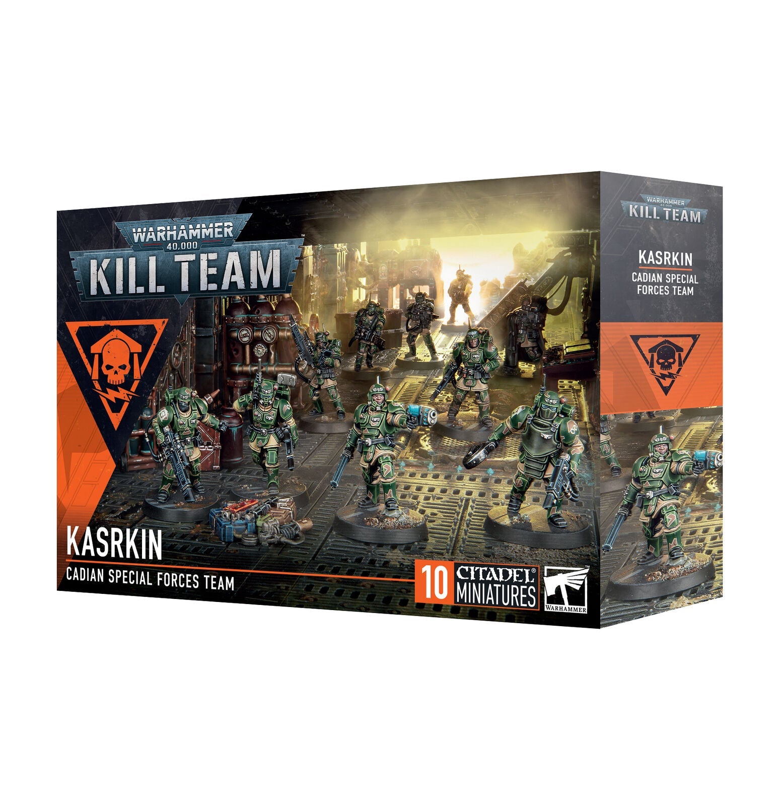 Warhammer 40000 Kill Team Karskin 2024 Version box set with miniatures.
