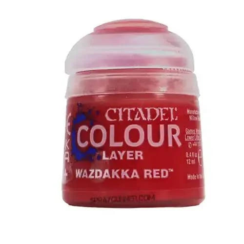 Wazdakka Red - Layer Paint - War Games USA