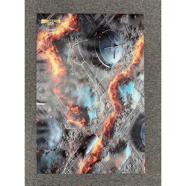 War Games USA gaming mat 2' x 3' with varied styles, ideal for tabletop RPG games.