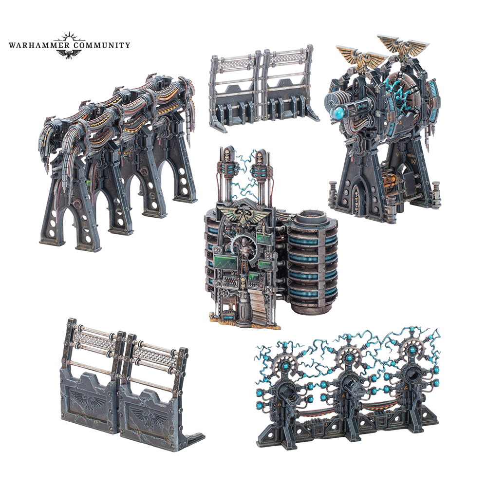 Battlefields: Armageddon Manufactorum Ruins and terrain pieces