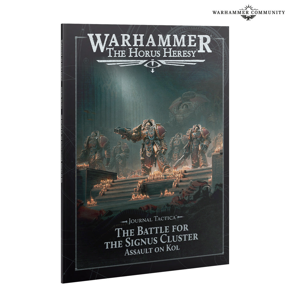 Journal Tactica: The Battle for the Signus Cluster – Assault on Kol softback cover, Warhammer: The Horus Heresy