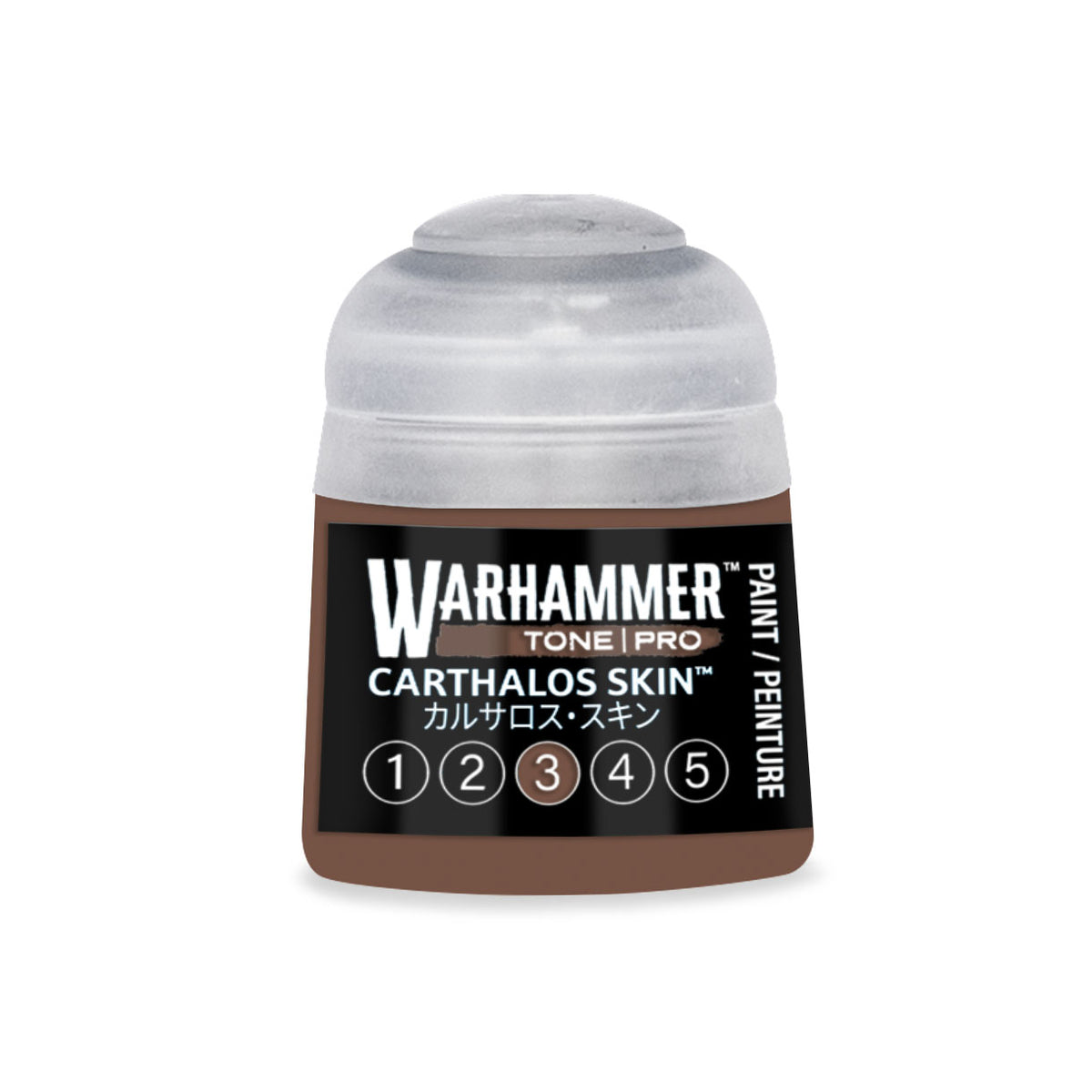 Carthalos Skin 3 Warhammer Tone Pro miniature paint by Citadel Colour, 12ml bottle with label showing product details.