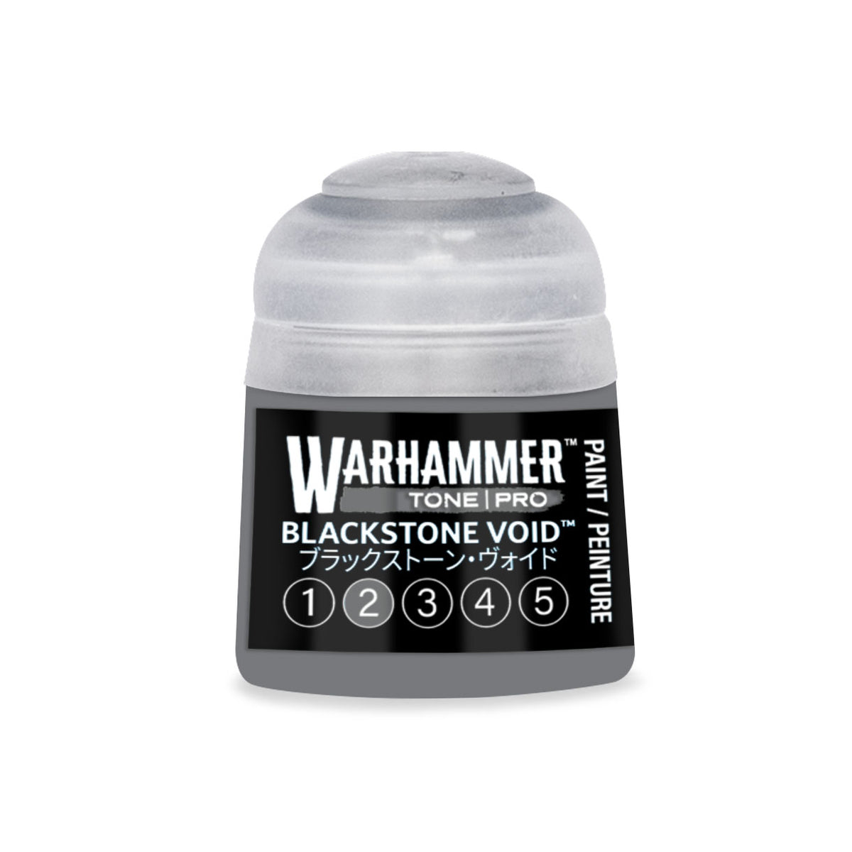 Blackstone Void 2 Warhammer Tone Pro miniature paint by Citadel Colour, 12ml bottle of Warhammer tone paint for models