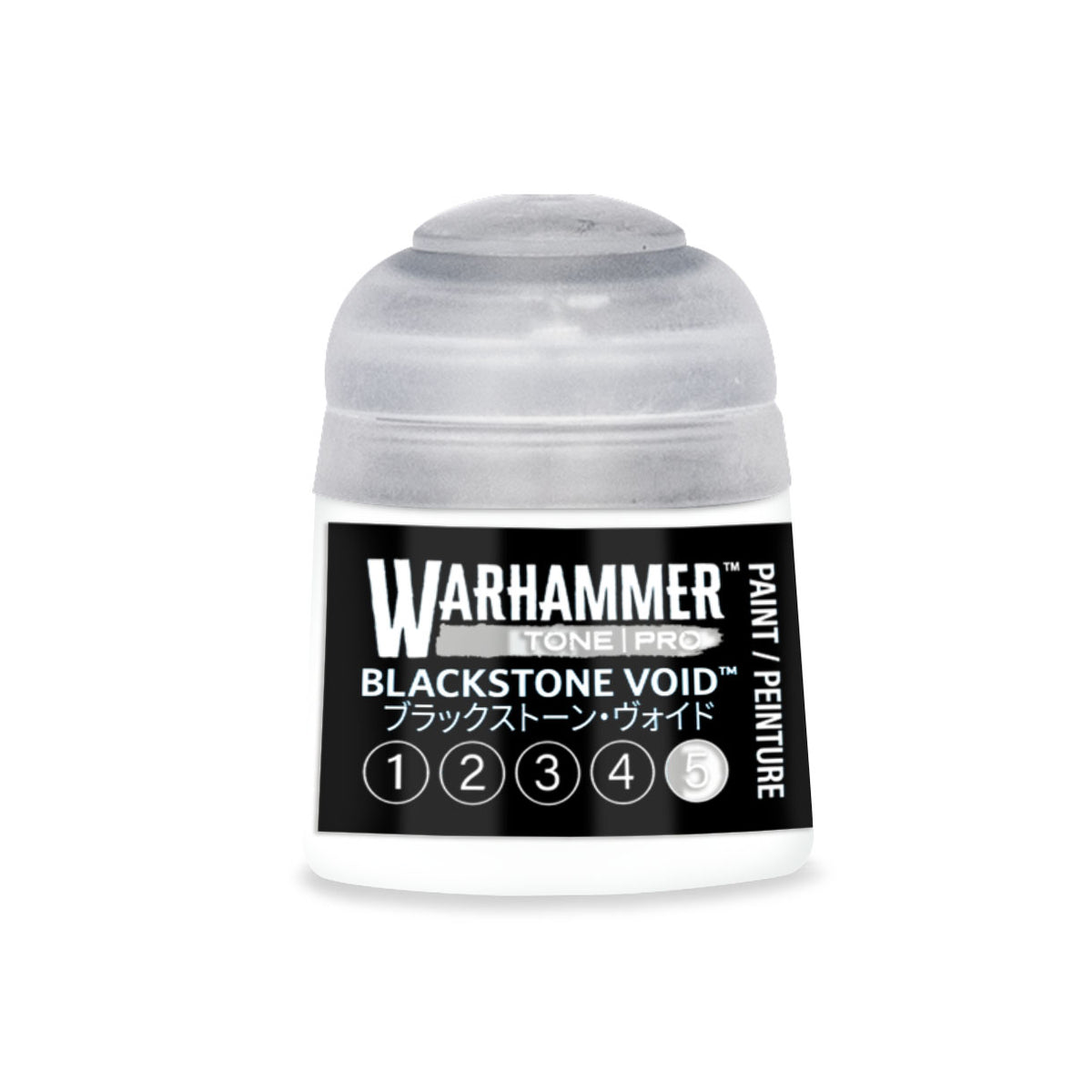 Blackstone Void 5 Warhammer Tone Pro miniature paint by Citadel Colour, 12ml bottle of tone-enhancing paint for miniatures