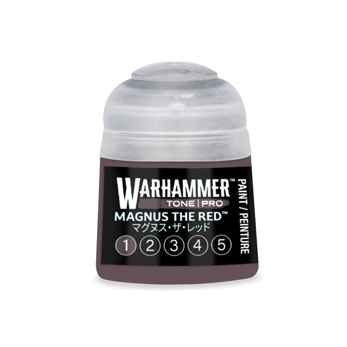 Citadel Colour Magnus the Red 1 Warhammer Tone Pro miniature paint, 12ml bottle, designed for detailed miniature painting.