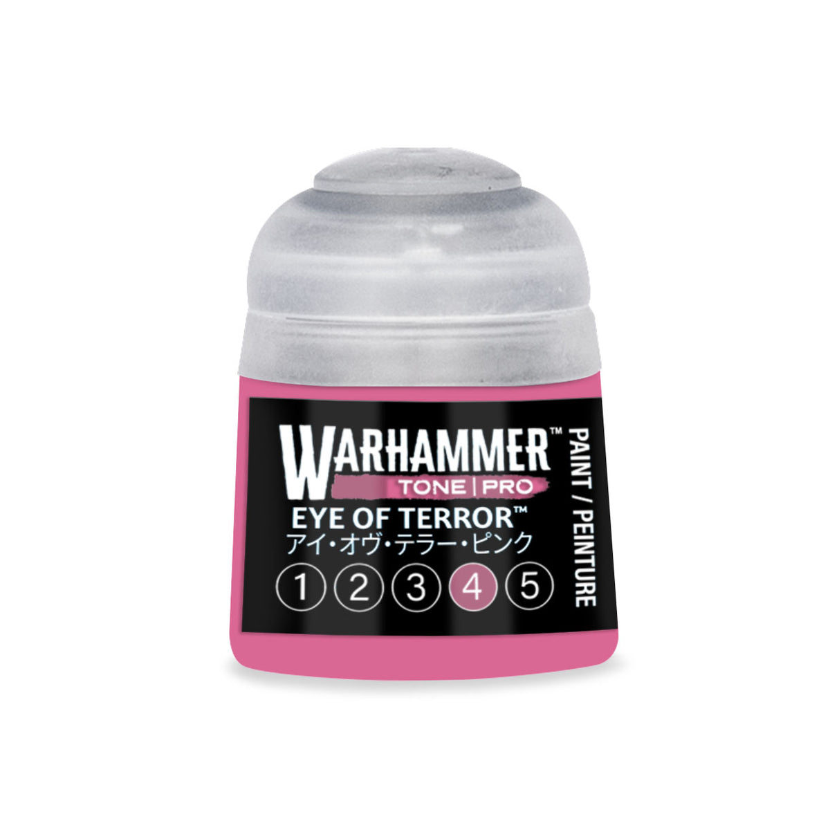 Citadel Colour Eye of Terror 4 Warhammer Tone Pro miniature paint in 12ml bottle, highlighting the vibrant tone and packaging.