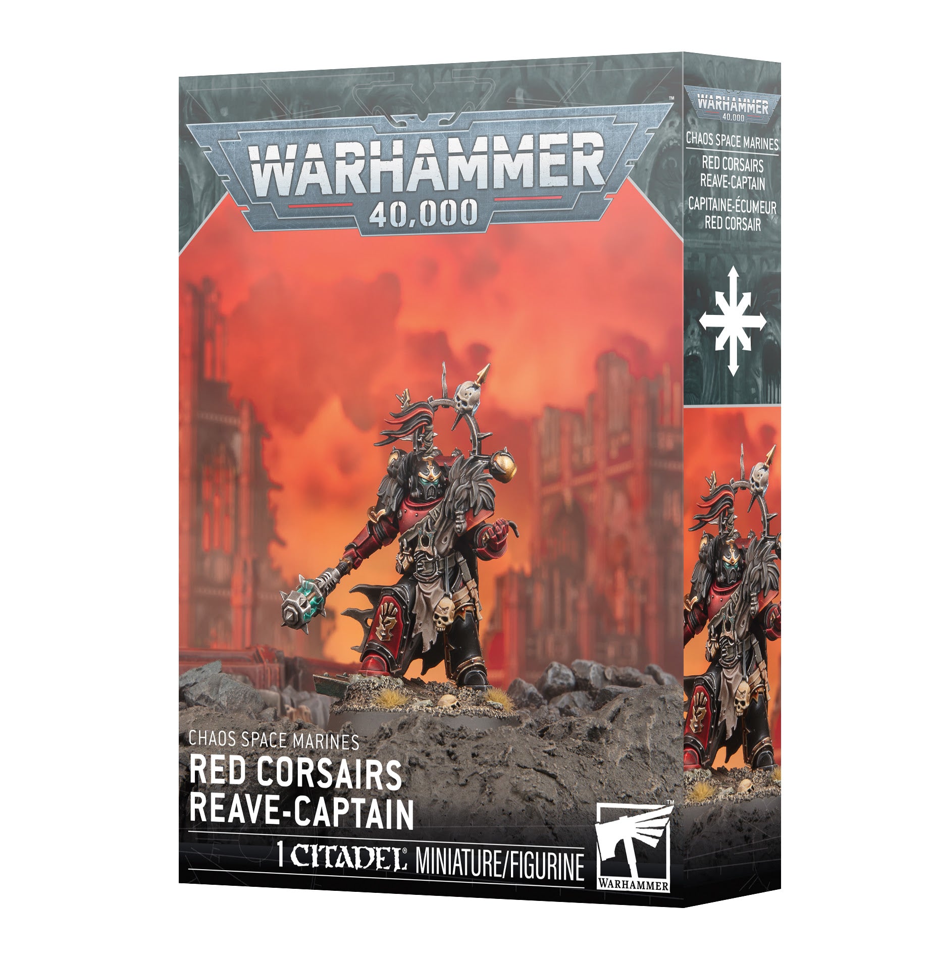 Chaos Space Marines: Red Corsairs Reave-Captain - War Games USA
