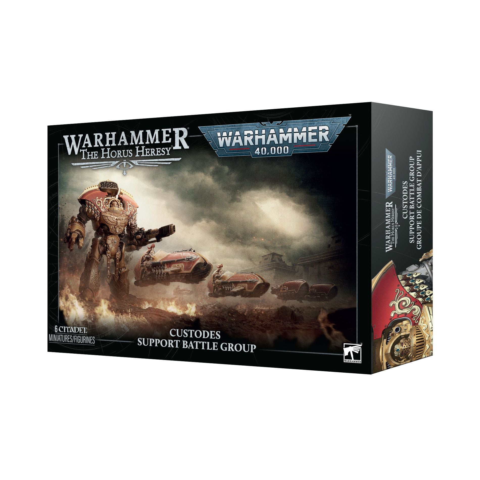 Horus Heresy Legio Custodes Support Battle Group miniatures box - Games Workshop