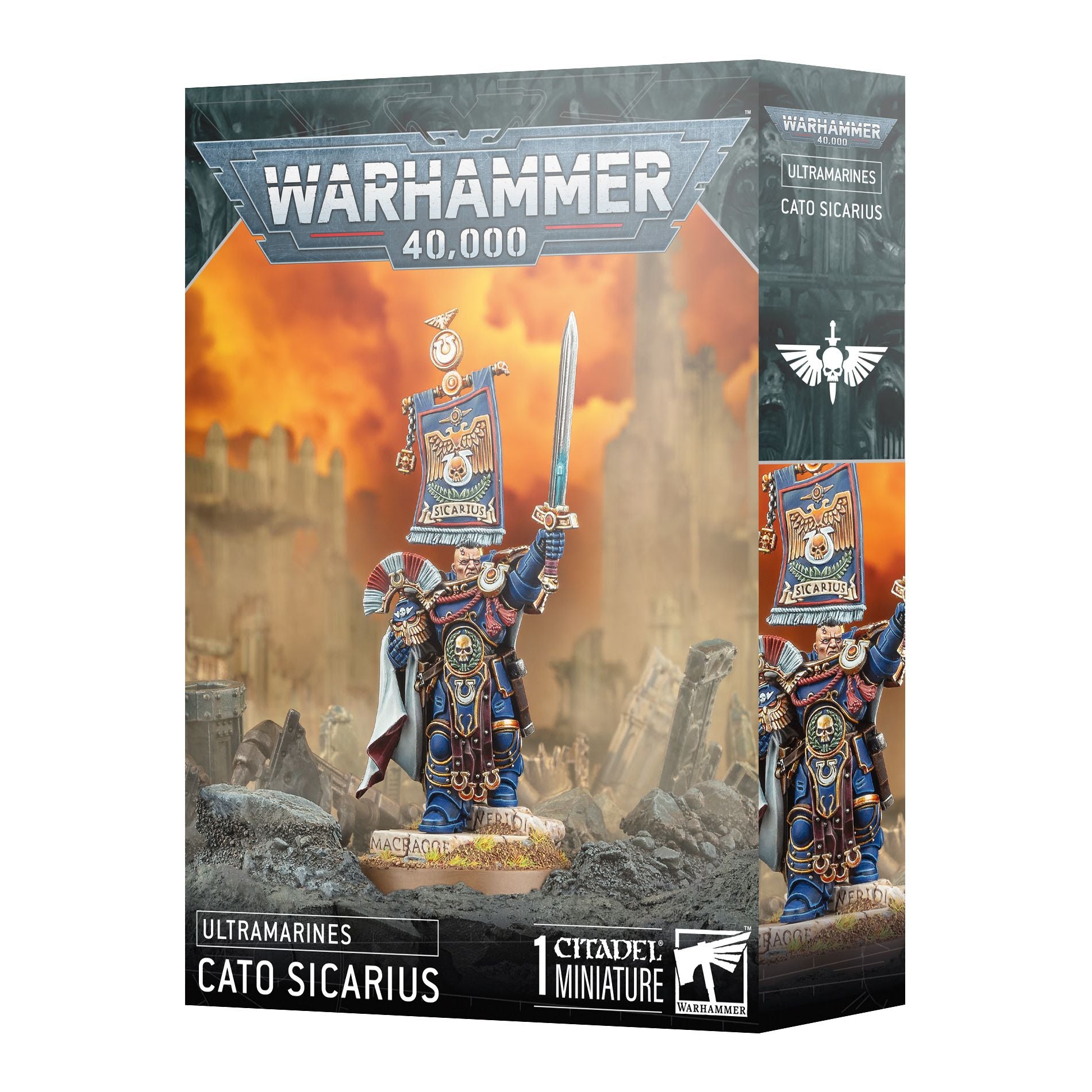 Warhammer 40K - Ultramarines Cato Sicarius - War Games USA
