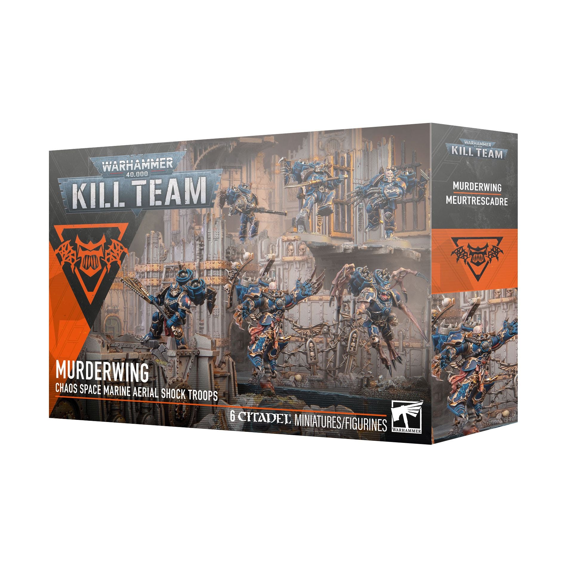 Warhammer Kill Team Murderwing miniature by Games Workshop, featuring detailed painted model with wings and weaponry.