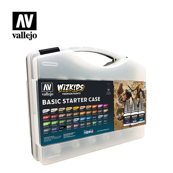 Vallejo Wizkids Premium Paint Set: Basic Starter Case