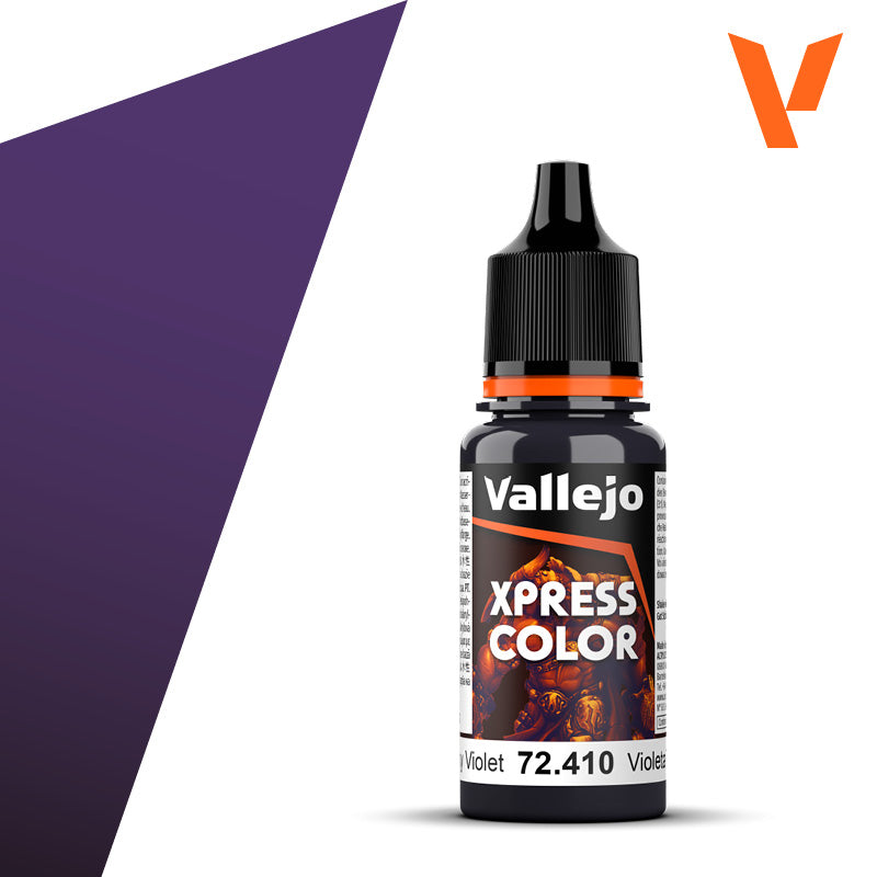 Vallejo Xpress Color Gloomy Violet 72.410 18ml dropper bottle