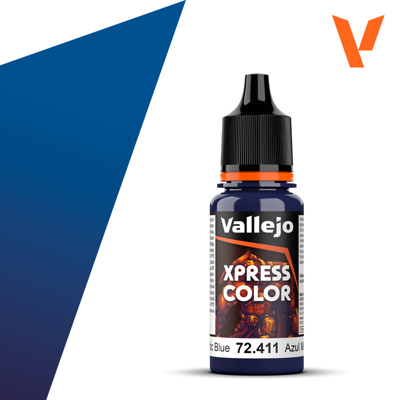 Vallejo Xpress Color Mystic Blue 72.411 18ml dropper bottle