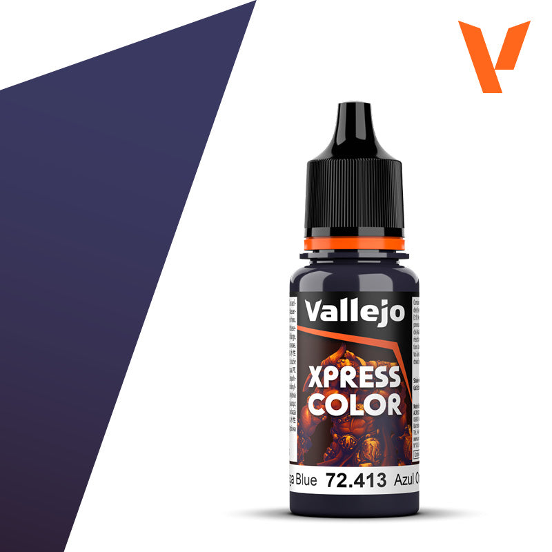 Vallejo Xpress Color Omega Blue 72.413 18ml dropper bottle