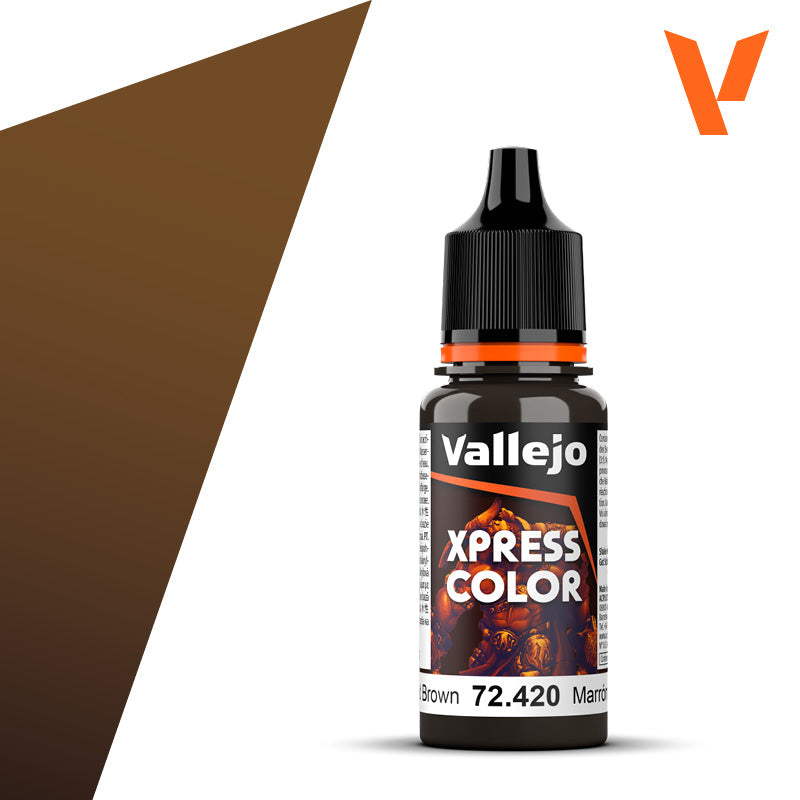 Vallejo Xpress Color Wasteland Brown 72.420 18ml dropper bottle