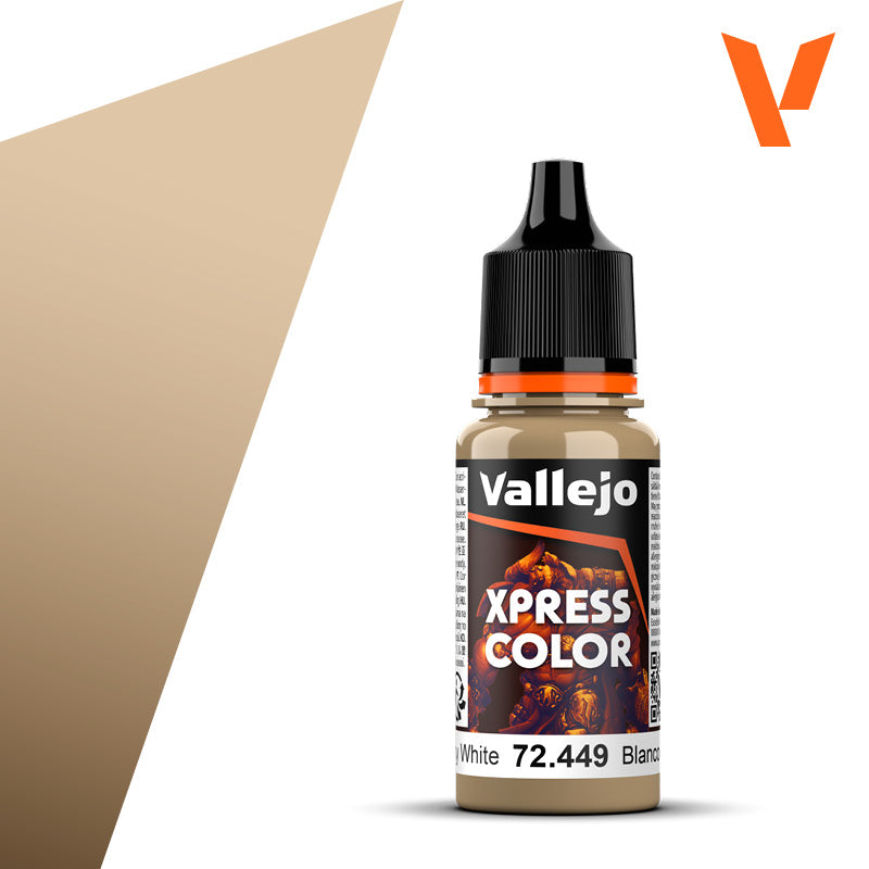 Vallejo Xpress Color Mummy White 72.449 18ml dropper bottle