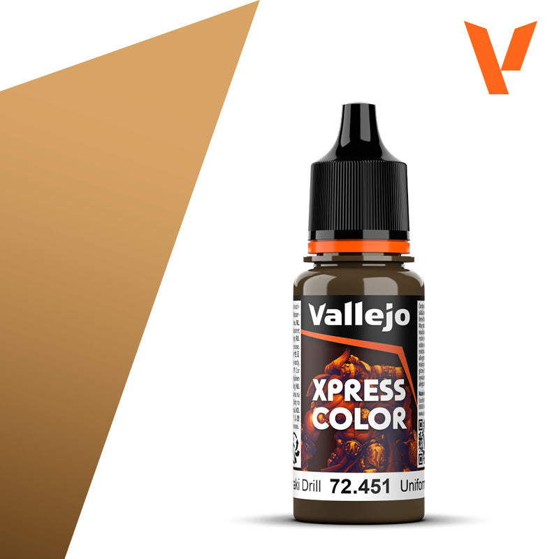 Vallejo Xpress Color Khaki Drill 72.451 18ml dropper bottle