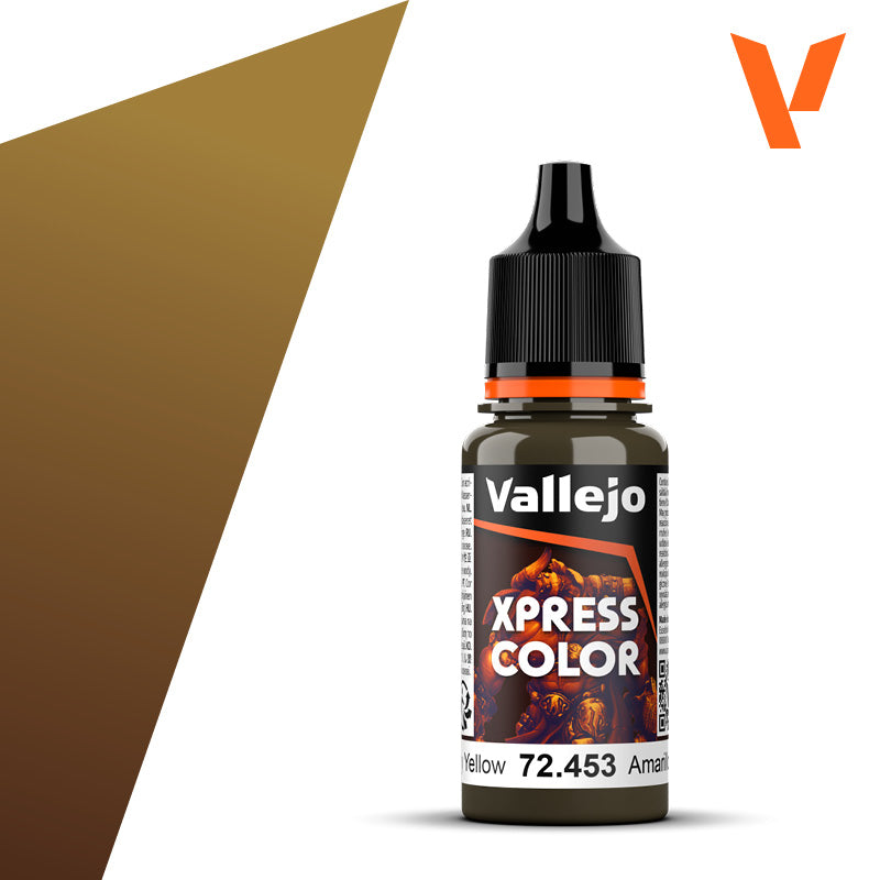 Vallejo Xpress Color Military Yellow 72.453 18ml dropper bottle