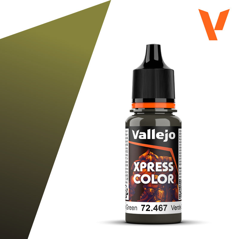 Vallejo Xpress Color Camouflage Green 72.467 18ml dropper bottle