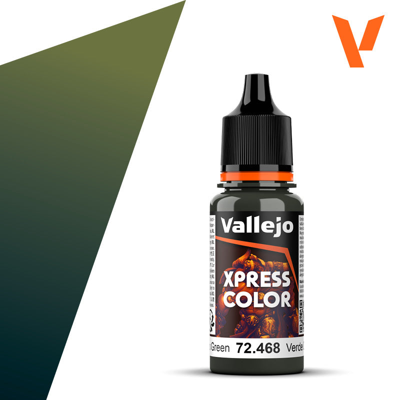 Vallejo Xpress Color Commando Green 72.468 18ml dropper bottle