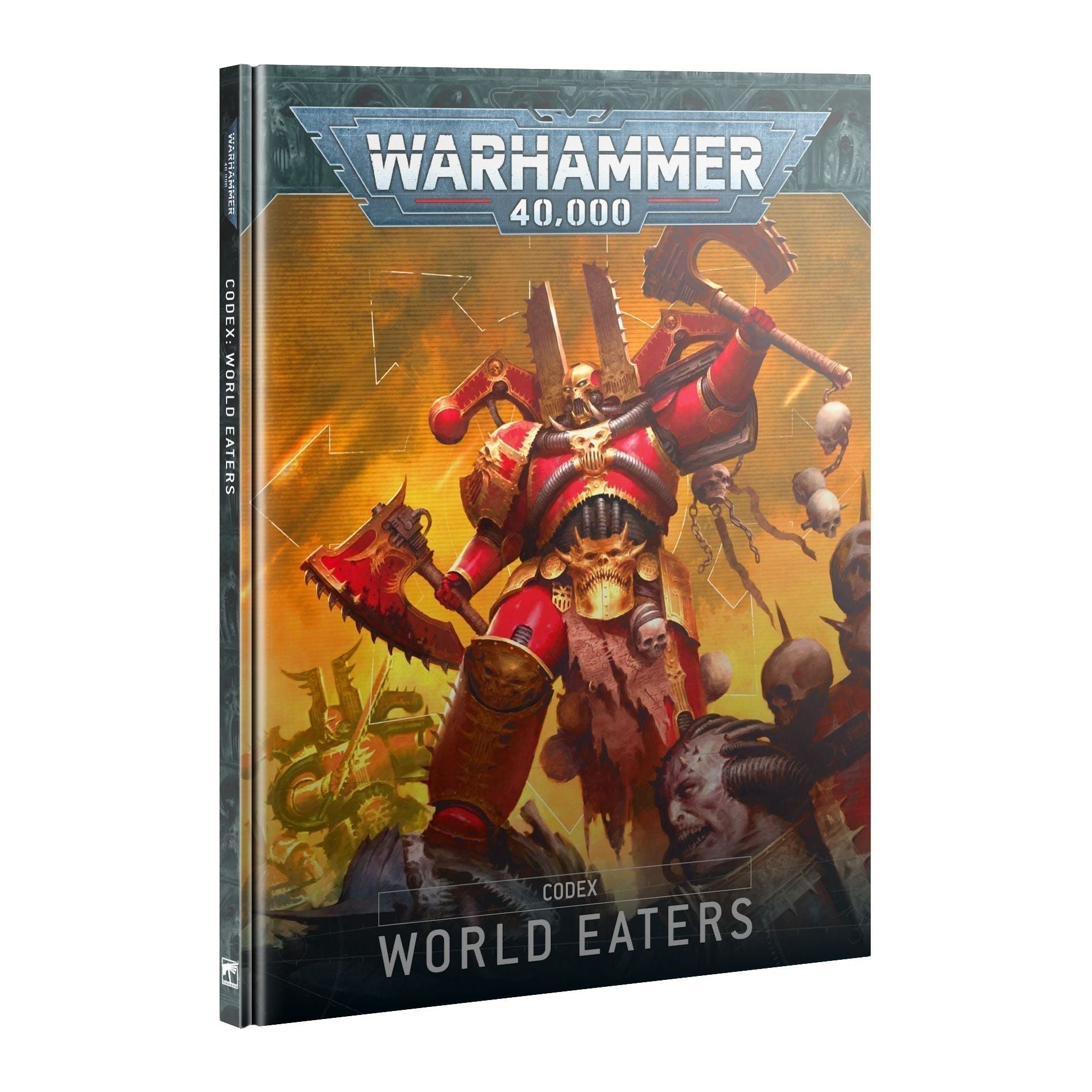 Codex: World Eaters book cover, Warhammer 40,000.
