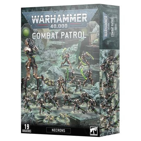 Warhammer 40000 Combat Patrol Necrons model kit box.