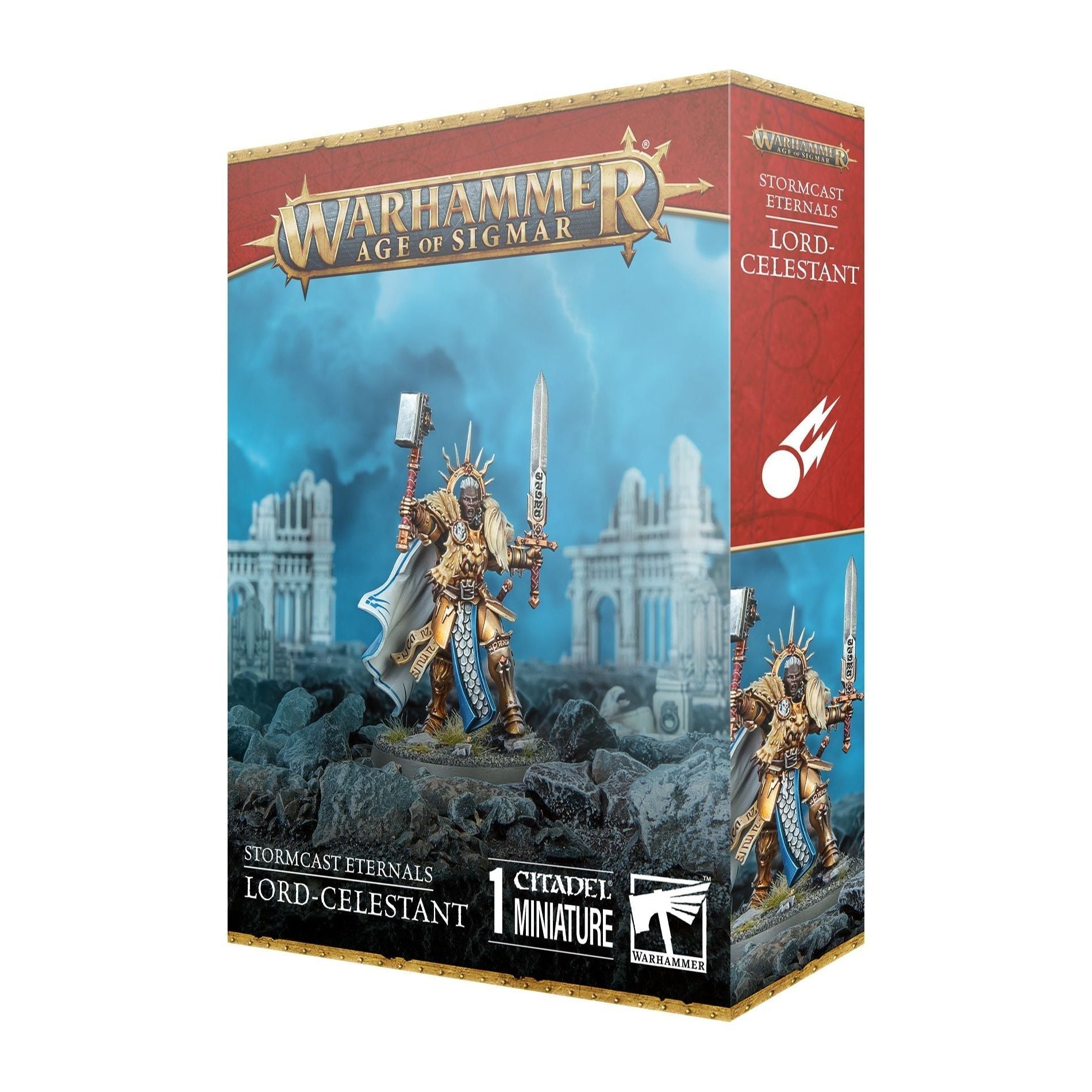 Stormcast Eternals: Lord-Celestant Warhammer Age of Sigmar model box.